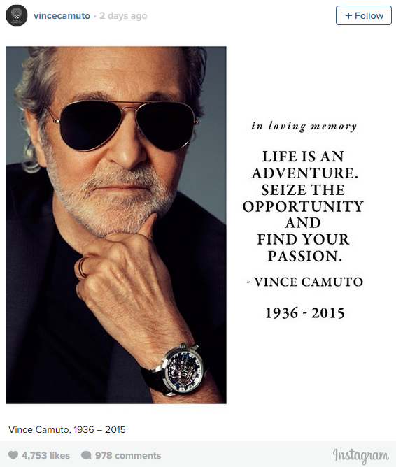 Designer Vince Camuto Dies at 78