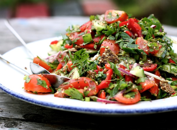 OMG delish! Fab Fattoush Salad from MyNewRoots.com