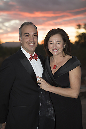 Foundation Director of Preservation Fred Prozzillo and Marie-Jose Poulet.
