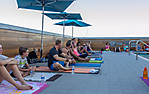 Roof Top Yoga at Lustre Rooftop Garden