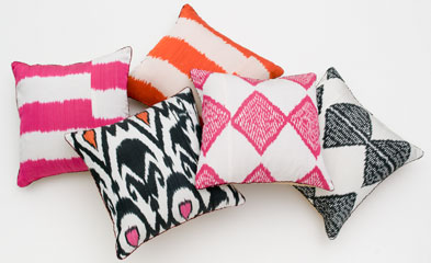 madeline-weinrib-pillows Ikat Pillows